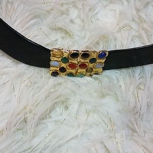 J Tiras adjustable black belt